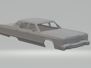 LINCOLN CONTINENTAL MK5 3D Print Model