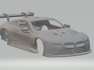 M8 race car Modèles 3D en vedette