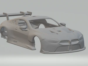 M8 रेस कार 3D प्रिंट मॉडल