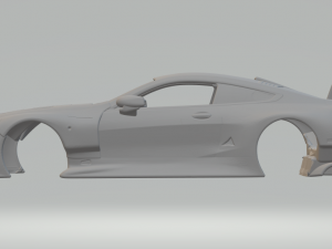 M8 race car 3D 프린트 모델