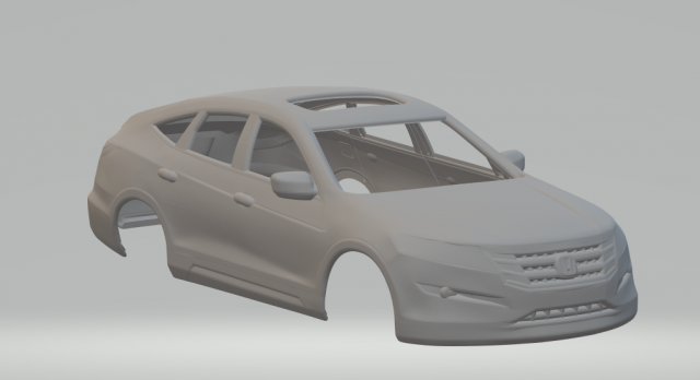 Honda accord crosstour 3D Print Model .c4d .max .obj .3ds .fbx .stl .blend 