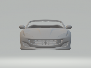 FERRARI PORTOFINO 2018 OPEN 3D-printmodel