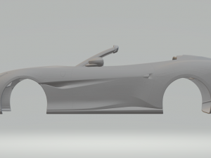 FERRARI PORTOFINO 2018 OPEN 3D-printmodel