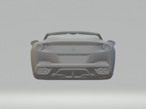FERRARI PORTOFINO 2018 OPEN 3D-printmodel