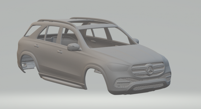 Mercedes gle 3D Принт Модель .c4d .max .obj .3ds .fbx .stl .blend 