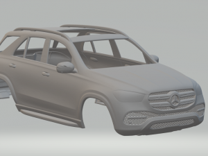 Mercedes gle Modelo de Impressão 3D