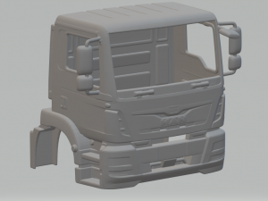 MAN TGM CABIN 3Dプリントモデル