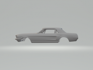 Mustang gt 68 3Dプリントモデル