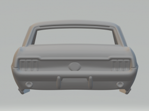Mustang gt 68 3Dプリントモデル