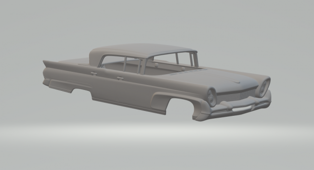 Lincoln mark landau 1958 Model Cetak 3D .c4d .max .obj .3ds .fbx .stl .blend