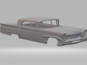 Lincoln mark landau 1958 3D 프린트 모델