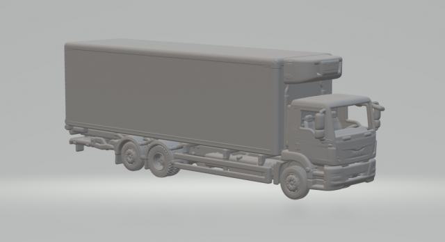 MAN TGM BOX REEFER Modelo de impresión 3D .c4d .max .obj .3ds .fbx .stl .blend 