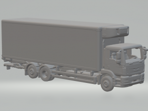 MAN TGM BOX REEFER 3D-Druckmodell