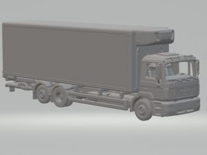 MAN TGM BOX REEFER 3D Print Model
