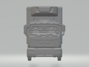 MAN TGM BOX REEFER 3Dプリントモデル