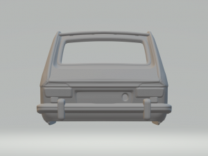 Renault r16 4 doors 3D printmodel