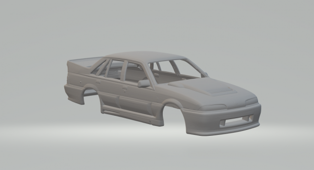 Holden Commodore VL 3D प्रिंट मॉडल .c4d .max .obj .3ds .fbx .stl .blend 