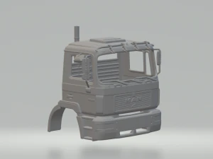 मैन f2000 केबिन 3D प्रिंट मॉडल