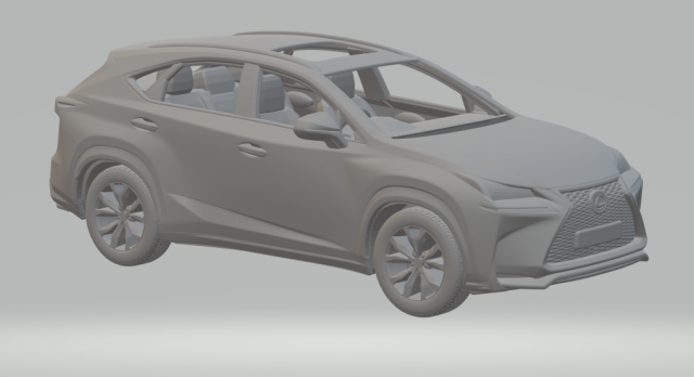 LEXUS NX 2015 KIT 3D प्रिंट मॉडल .c4d .max .obj .3ds .fbx .stl .blend