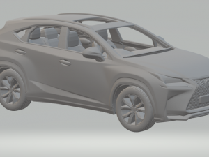 LEXUS NX 2015 KIT Modelo de impresión 3D