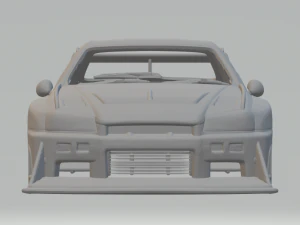 Nissan skyline gt-r r34 lbwk silhouette 3D Print Model