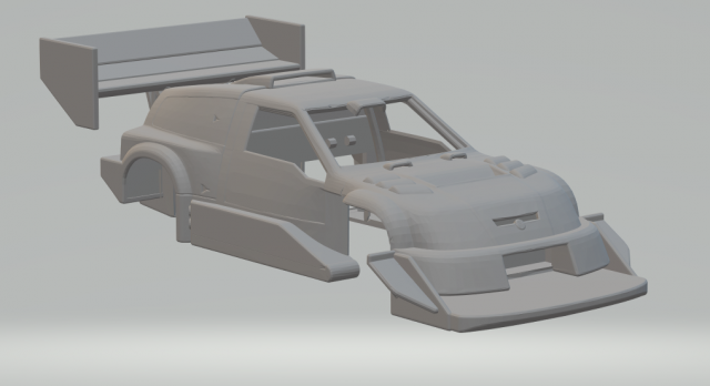 Suzuki escudo pikes peak 3D Принт Модель .c4d .max .obj .3ds .fbx .stl .blend 