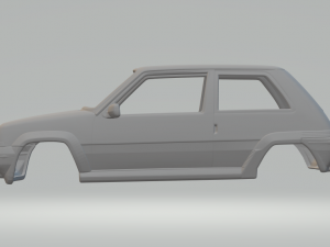 Renault Super 5 3D Принт Модель