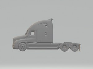 Freightliner Cascadia Modelo de Impressão 3D