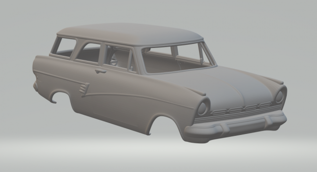 Taunus kombi 3D Print Model .c4d .max .obj .3ds .fbx .stl .blend 