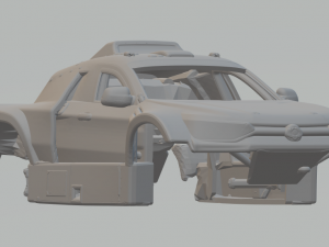 SSANGYONG KORANDO DKR 3D प्रिंट मॉडल