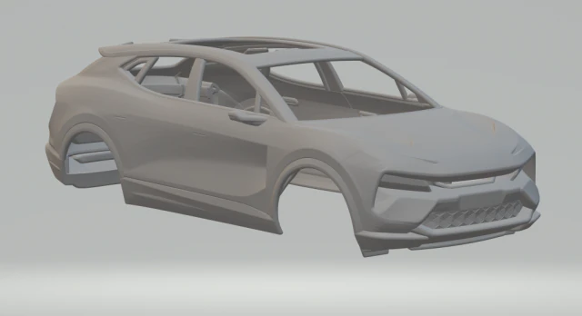 Lotus eletre 3D Print Model .c4d .max .obj .3ds .fbx .stl .blend 