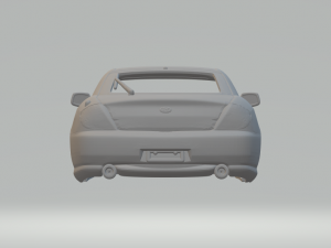 Hyundai tiburon Modelo de impresión 3D
