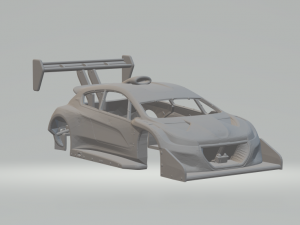 Peugeot 208 peak pakes 3D 프린트 모델