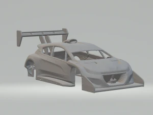 Peugeot 208 Peak Pakes 3D Druckmodell