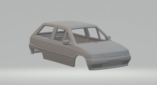 Citroen ax Modèles 3D en vedette .c4d .max .obj .3ds .fbx .stl .blend 