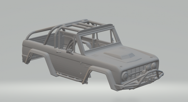Broncos custom 3D प्रिंट मॉडल .c4d .max .obj .3ds .fbx .stl .blend 