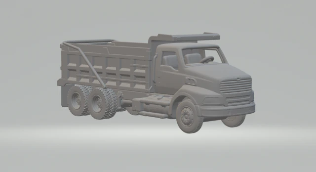 2007 STERLING A9500 DUMPER 3D Print Model .c4d .max .obj .3ds .fbx .stl .blend 