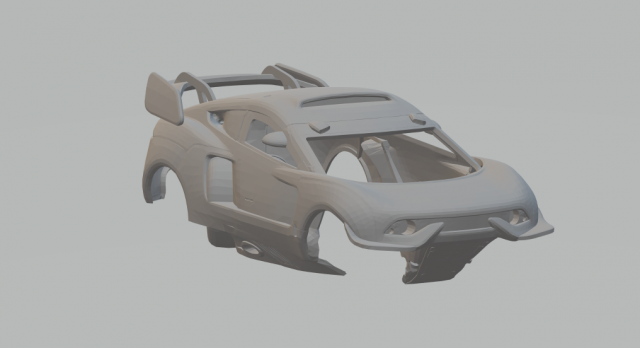 Prodrive BRX Hunter 3D Print Model .c4d .max .obj .3ds .fbx .stl .blend 