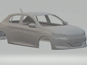Peugeot e-208gt Modelo de impresión 3D