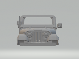 JEEP CJ5 76 3D 打印模型