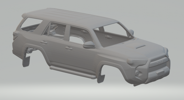 TOYOTA 4RUNNER trd Modello di stampa 3D .c4d .max .obj .3ds .fbx .stl .blend 