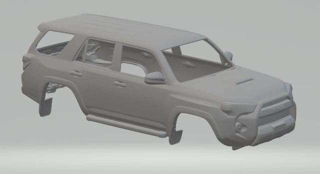 TOYOTA 4RUNNER trd 3D Print Model .c4d .max .obj .3ds .fbx .stl .blend 