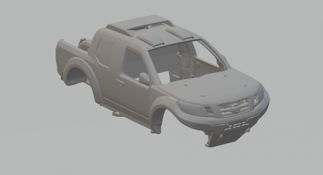 Nissan navara dakar 3D Принт Модель .c4d .max .obj .3ds .fbx .stl .blend 