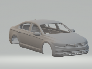 Vw passat sedan 3Dプリントモデル