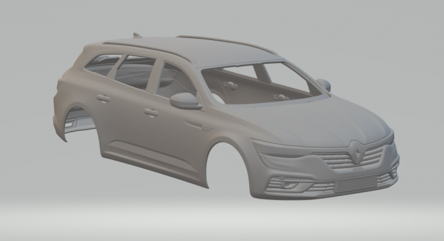 Renault talisman estate 3D Print Model .c4d .max .obj .3ds .fbx .stl .blend 