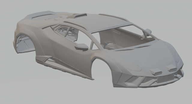 Huracan Sterrato Modèles 3D en vedette .c4d .max .obj .3ds .fbx .stl .blend 