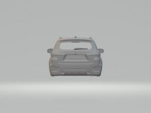 Mitsubishi asx 3D-printmodel