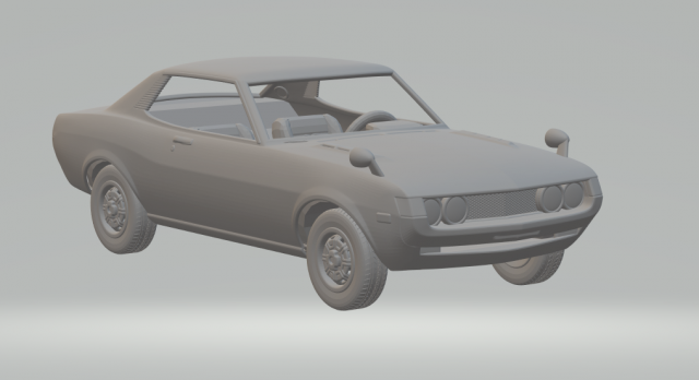 TOYOTA CELICA GT COUPE 3D-printmodel .c4d .max .obj .3ds .fbx .stl .blend 