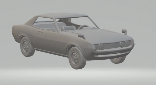 TOYOTA CELICA GT COUPE 3D Print Model .c4d .max .obj .3ds .fbx .stl .blend 