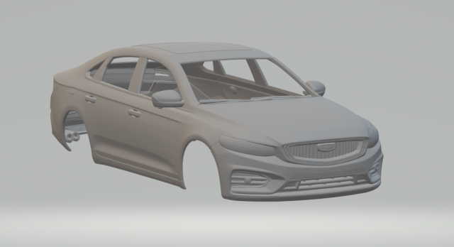 Geely Xingrui Modèles 3D en vedette .c4d .max .obj .3ds .fbx .stl .blend 